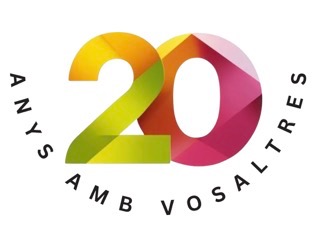 20 anys logo
